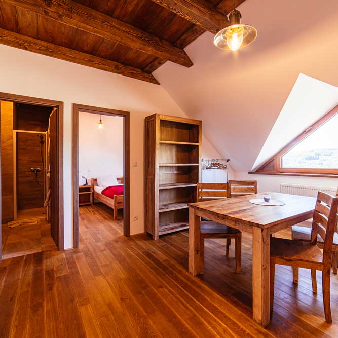 4lůžkový apartmán na Ranči Milovice